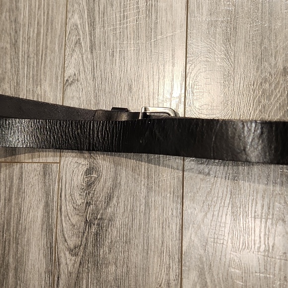 Carhartt Men's sz 48 black Cowhide Genuine leather belt good condition - Picture 6 of 6